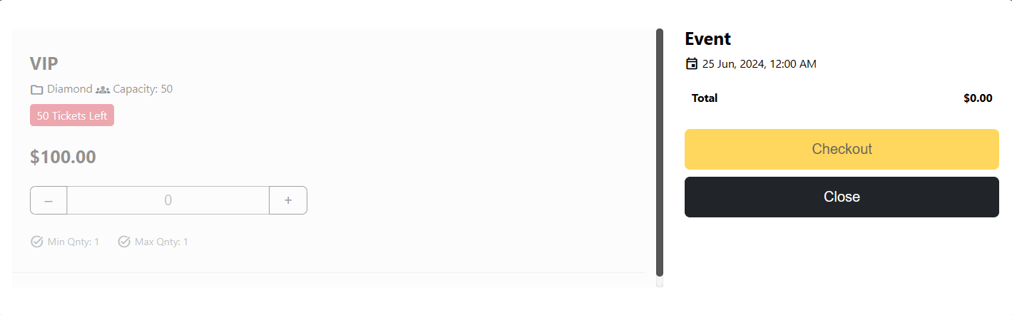 Frontend View for Ineligible Users 