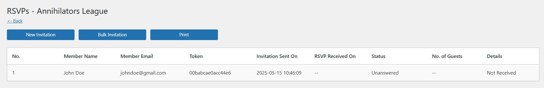 Send Invitations to Attendees